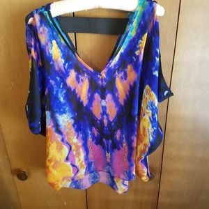 🌠Rampage Tie Dye Blouse